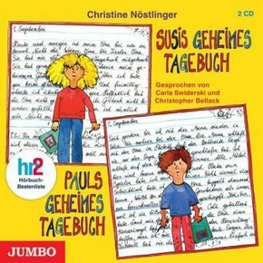 Susis geheimes Tagebuch & Pauls geheimes Tagebuch, 2 Audio-CDs