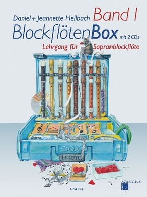 BlockflötenBox, m. 2 Audio-CDs - Bd.1