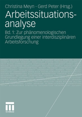 Arbeitssituationsanalyse - Bd.1