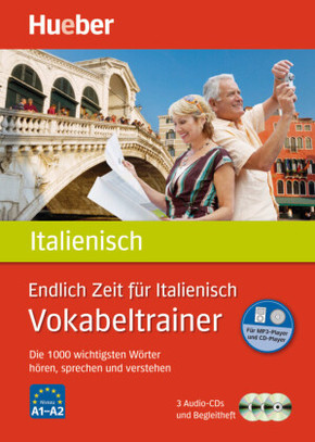 Endlich Zeit für Italienisch - Vokabeltrainer, m. 1 Audio-CD, m. 1 Buch