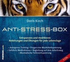 Anti-Stress-Box. Entspannen und meditieren, 5 Audio-CDs