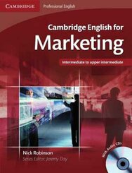 Cambridge English for Marketing, w. Audio-CD