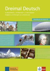 Dreimal Deutsch: Arbeitsbuch, m. Audio-CD