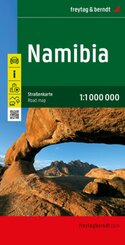 Freytag & Berndt Autokarte Namibia 1:1 Mio.. Namibie