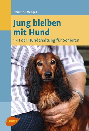 Jung bleiben mit Hund