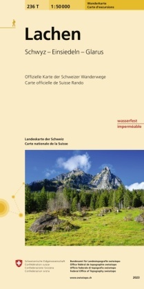 Landeskarte der Schweiz Lachen, Wanderkarte