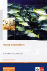 Lambacher Schweizer Mathematik 8 Training Klassenarbeiten. Ausgabe Nordrhein-Westfalen