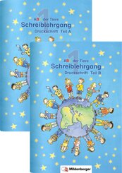 ABC der Tiere 1 - 1. Schuljahr, Schreiblehrgang (Druckschrift), 2 Bde. - Tl.A+B
