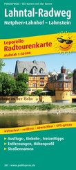 PublicPress Leporello Radtourenkarte Lahntal-Radweg, Netphen-Lahnhof - Lahnstein