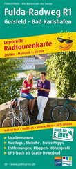PublicPress Radwanderkarte Fulda-Radweg R1, Gersfeld - Bad Karlshafen