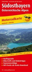 PublicPress Motorradkarte Südostbayern - Österreichische Alpen