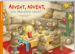 Advent, Advent, ein Mäuslein rennt. Ein Poster-Adventskalender zum Vorlesen, m. 1 Beilage