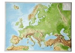 Europa, Reliefkarte, Groß. Europe