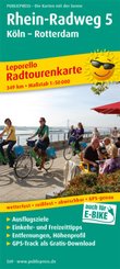 PublicPress Leporello Radtourenkarte Rhein-Radweg 5 Köln - Rotterdam - Tl.5