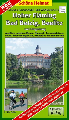 Doktor Barthel Karte Hoher Fläming, Bad Belzig, Beelitz und Umgebung