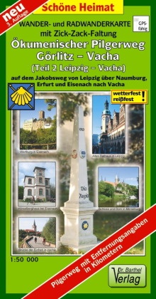 Doktor Barthel Karte Ökumenischer Pilgerweg Görlitz-Vacha - Tl.2
