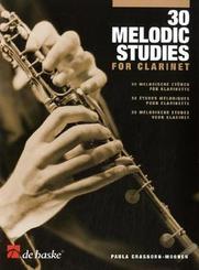 30 melodische Etüden für Klarinette. 30 Melodic Studies for Clarinet