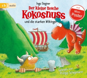 Der kleine Drache Kokosnuss und die starken Wikinger, 1 Audio-CD