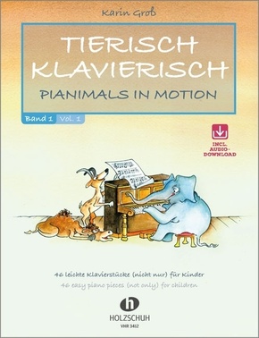 Tierisch Klavierisch, für Klavier, m. Audio-CD - Bd.1
