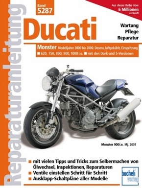 Ducati Monster ab 2000, Einspritzer, luftgekühlt; .