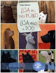 Lisa will einen Hund, Deutsch-Englisch. Lisa wants a dog
