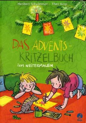 Das Advents-Kritzelbuch zum Weitermalen