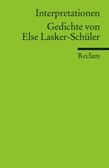 Gedichte von Else Lasker-Schüler