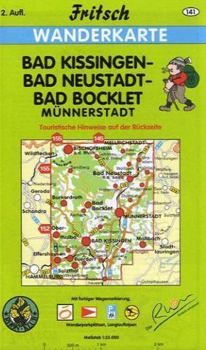 Fritsch Karte - Bad Kissingen, Bad Neustadt, Bad Bocklet