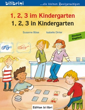 1, 2, 3 im Kindergarten, Deutsch-Englisch