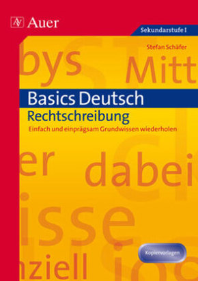 Basics Deutsch, Rechtschreibung