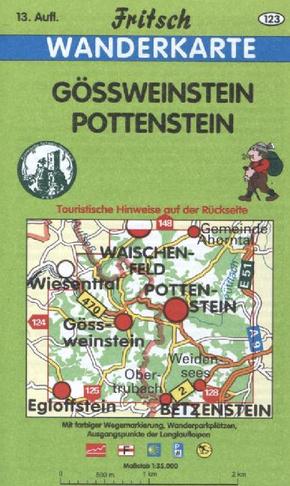 Fritsch Karte - Gößweinstein, Pottenstein