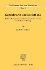 Kapitalmarkt und Kreditbank.