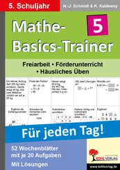 Mathe-Basics-Trainer, Für jeden Tag!: 5. Schuljahr