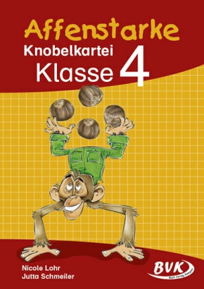 Affenstarke Knobelkartei: Affenstarke Knobelkartei Klasse 4