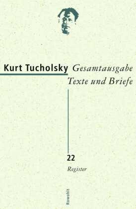 Gesamtausgabe Texte und Briefe 22