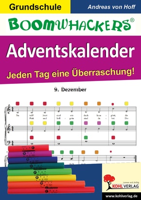 Boomwhackers-Adventskalender, m. Audio-CD