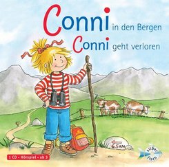 Conni in den Bergen / Conni geht verloren (Meine Freundin Conni - ab 3), 1 Audio-CD
