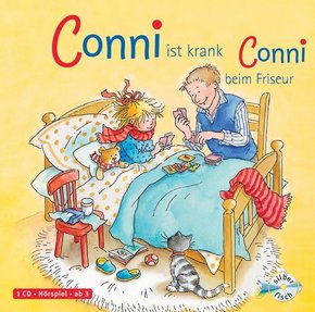 Conni ist krank / Conni beim Frisör (Meine Freundin Conni - ab 3), 1 Audio-CD