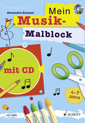 Mein Musikmalblock, m. Audio-CD