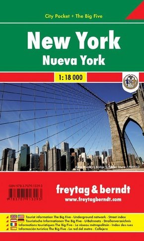 Freytag & Berndt Stadtplan New York. Nueva York -
