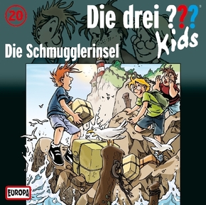 Die drei ???-Kids - Die Schmugglerinsel, 1 Audio-CD