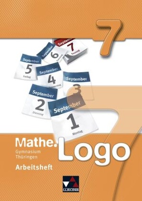 Mathe.Logo Gymnasium Thüringen AH 7, m. 1 Buch