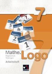 Mathe.Logo Regelschule Thüringen AH 7, m. 1 Buch