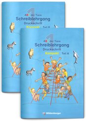 ABC der Tiere 1 - 1. Schuljahr, Schreiblehrgang Teil A und B, Kompakt - Förderausgabe, 2 Hefte