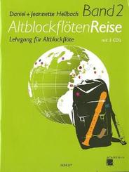 AltblockflötenReise, m. 3 Audio-CDs - Bd.2