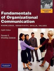 Fundamentals of Organizational Communication