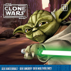 Star Wars, The Clone Wars - Der Hinterhalt - Der Angriff der Malevolence, 1 Audio-CD