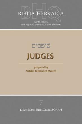 Biblia Hebraica Quinta (BHQ), Judges