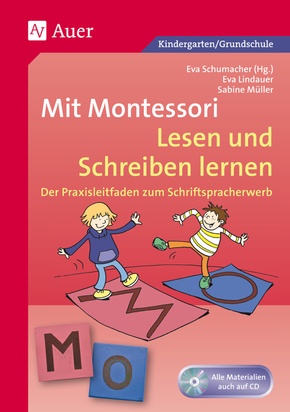 Mit Montessori Lesen und Schreiben lernen, m. 1 CD-ROM