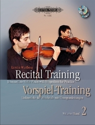 Recital Training. Vorspiel-Training, Violine, m. 2 Audio-CDs - Bd.2